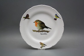Flat plate 25cm Ofelia Robin GBB