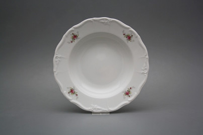 Deep plate 23cm Marie Louise Pink roses EBB č.1