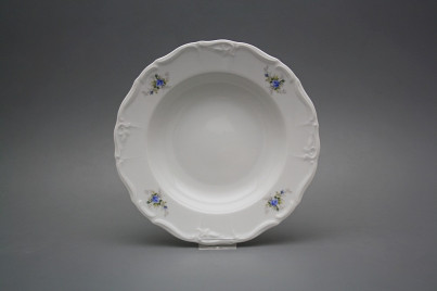 Deep plate 23cm Marie Louise Light blue roses EBB č.1