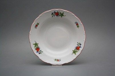 Deep plate 23cm Ofelia Strawberry ACL č.1