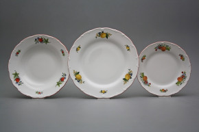 Plate set Ofelia Fruit Harmony 18-piece ACL