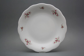 Flat round dish 32cm Alaska Pink roses ABB