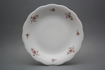 Flat round dish 32cm Alaska Pink roses ABB č.1