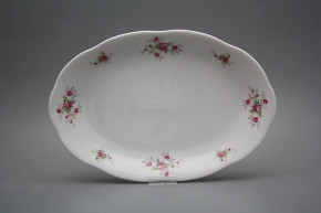 Oval dish 33cm Alaska Pink roses ABB