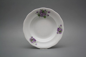 Deep plate 23cm Alaska Violets CBB