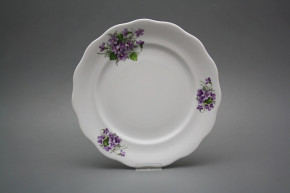 Flat plate 24cm Alaska Violets CBB