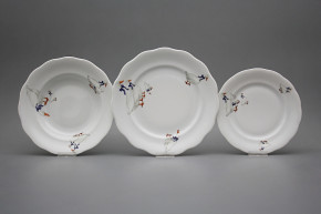 Plate set Alaska Geese 18-piece CBB