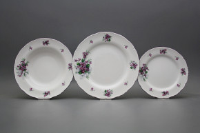 Plate set Ofelia Sweet violets 12-piece KFL