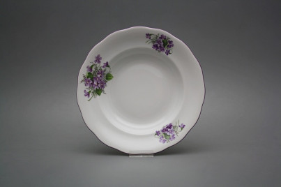 Deep plate 23cm Alaska Violets CFL č.1