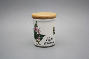 Box with wooden cover B - medium Herbs BB