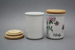 Box with wooden cover C - big Herbs BB