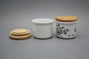 Box with wooden cover A - small Herbs BB