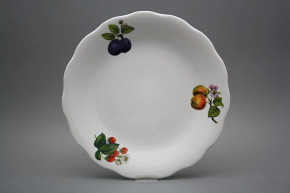 Flat round dish 32cm Alaska Orchard CBB