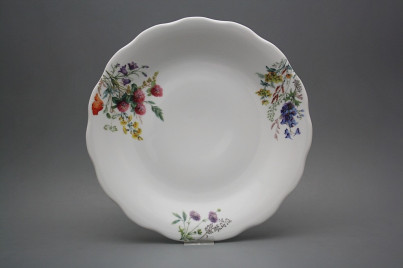 Flat round dish 32cm Alaska Flowering meadow CBB č.1