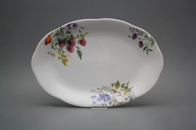 Oval dish 33cm Alaska Flowering meadow CBB č.1