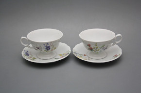 Tea cup 0,2l with saucer Alaska Flowering meadow BB