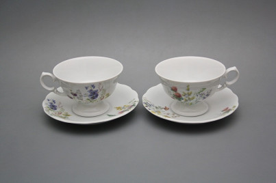 Tea cup 0,2l with saucer Alaska Flowering meadow BB č.1