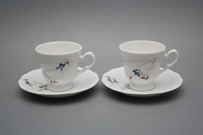 Coffee cup 0,2l and saucer Alaska Geese BB