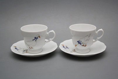 Coffee cup 0,2l and saucer Alaska Geese BB č.1