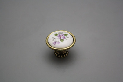 Rustic knobs Bohemia 35mm Scatter Violets č.1