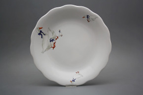 Flat round dish 32cm Alaska Geese CBB