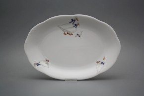 Oval dish 33cm Alaska Geese CBB