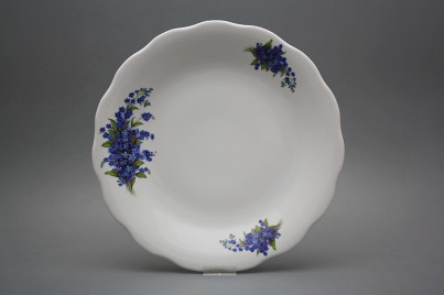 Flat round dish 32cm Alaska Forget-me-not CBB č.1