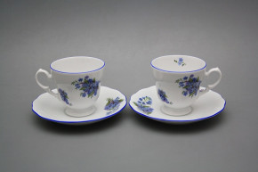 Coffee cup 0,2l and saucer Alaska Forget-me-not AL