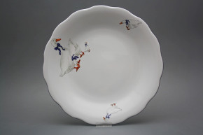 Flat round dish 32cm Alaska Geese CML