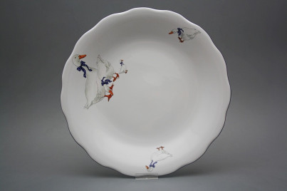 Flat round dish 32cm Alaska Geese CML č.1
