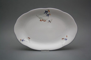 Oval dish 33cm Alaska Geese CML