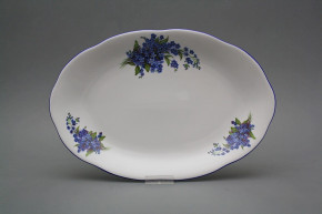 Oval dish 33cm Alaska Forget-me-not CAL
