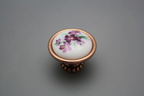 Rustic knobs Bohemia 40mm Sweet violets CU
