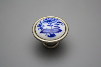 Rustic knobs 40mm Blue Onion Leaf FV č.1