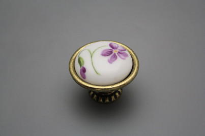 Rustic knobs Bohemia 40mm Violets č.1