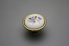 Rustic knobs Bohemia 40mm Scatter Violets