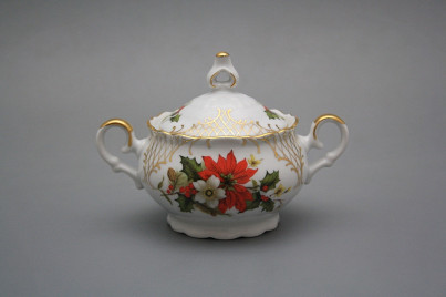Sugar bowl 0,24l Ofelia Poinsettia GL LUX č.1