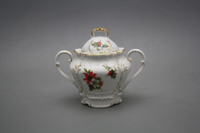 Sugar bowl 0,35l Opera Poinsettia GL Lux