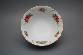Deep dish 25cm Opera Poinsettia AGL Lux