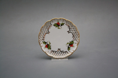 Underplate for glass 10cm Rokoko Poinsettia GL LUX č.1