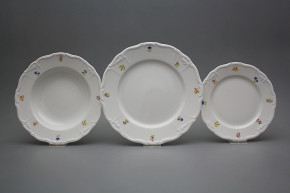 Plate set Maria Louise Flower sprays 24-piece ABB