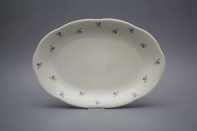 Oval 33cm Alaska ECRU Forget-me-not Sprays ABB č.1
