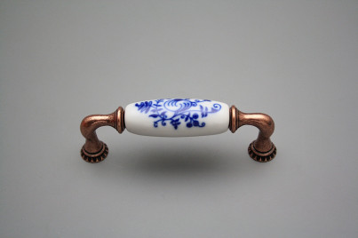 Rustic handles Bohemia 96mm Blue Onion Pomegranate CU č.1