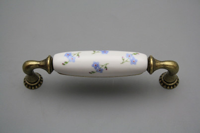 Rustic handles Bohemia 128mm Forget-me-not Sprays č.1