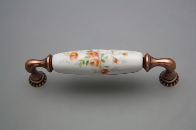 Rustic handles Bohemia 128mm Tea roses CU č.1