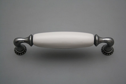 Rustic handles Bohemia 128mm WHITE FV č.1