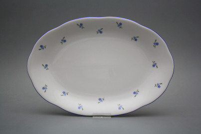Oval dish 33cm Alaska Forget-me-not Sprays AAL č.1