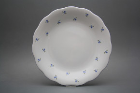 Flat round dish 32cm Alaska Forget-me-not Sprays AAL Flat round dish 32cm Alaska Forget-me-not Sprays AAL