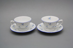 Mocca cup 0,1l with saucer Alaska Forget-me-not Sprays AL Mocca cup 0,1l with saucer Alaska Forget-me-not Sprays AL