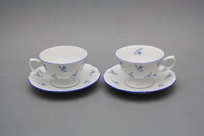 Mocca cup 0,1l with saucer Alaska Forget-me-not Sprays AL č.1